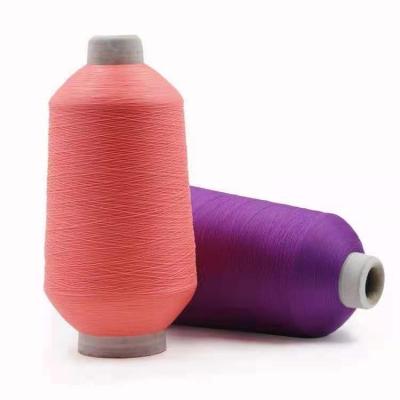 China Anti-bacteria 100% Design Yarn Polyester Yarns Hot Selling Black 100% Polyester Yarns for sale