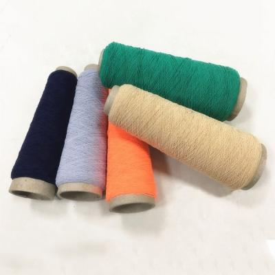 China High Tenacity Colorful Spandex Covered Yarn High Quality Polyester Covered Latex Knitting Yarn for sale