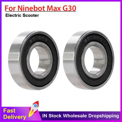 China Self-balancing Electric Scooters 6002RS Motor Bearing Electric Scooter Auxiliary Wheel Ball Bearings for Ninebot Max G30 ES2 E22 Rear Auxiliary Wheels Parts for sale