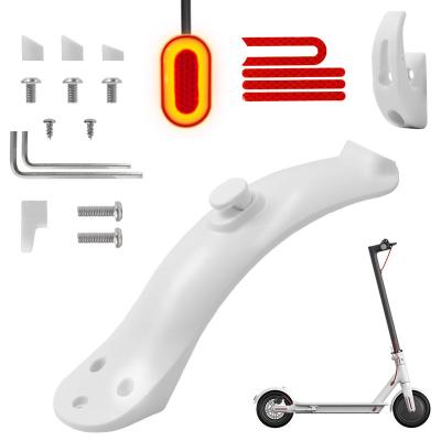 China Self-balancing Electric Scooters Upgraded Splash Fender Short Ducktail Kit for Xiaomi M365/Pro E-Scooter Rear Mudguard Back Wing Taillight Screw Rubber Stopper for sale