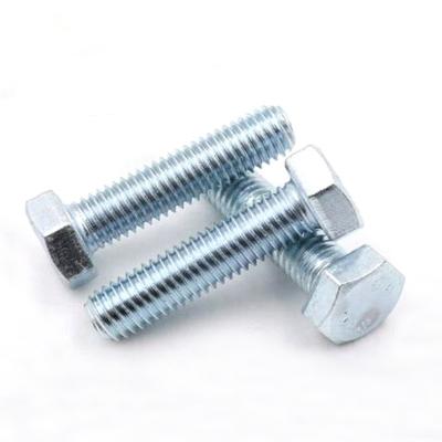 China Carbon steel quick delivery carbon steel galvanized din933 grade 4.8 bolts for sale