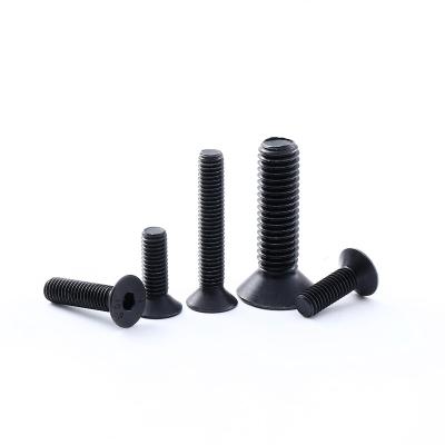 China Hexagon Socket Screw Flat Head Fasteners M4 M 5 M6 M8 Flat Head Bolt Din 7991 for sale