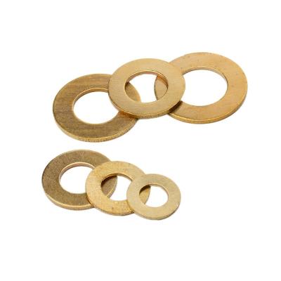 China High quality and low price factory direct brass flat gasket M2/3/4/5/6/8/10 DIN125 fastener flat gasket M2/3/4/5/6/8/10 all size for sale