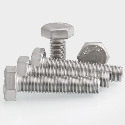 China 304 316 Stainless Steel Fasteners Stainless Steel Hex Bolt Hardware External Fasteners Bolts for sale