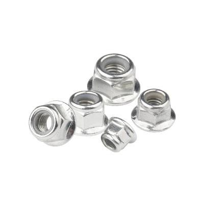 China Hot Selling High Quality Heavy Industry TOP10 Stainless Steel DIN6926 Fastener Hex Flange Nylon Lock Nut for sale