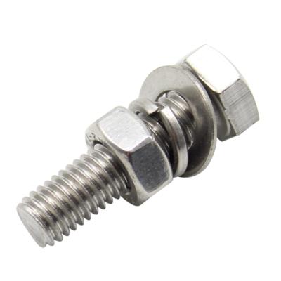 Chine Low MOQ m36 din933 din934 stainless steel hex bolts and nuts set of stainless steel à vendre