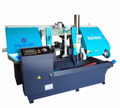 China Hot Selling Full Automatic Metal Cutter Japan Omron PLC 420mm Full Automatic Band Saw Machine Pipes/Metal Aluminum Beam/Steel Cutter for sale