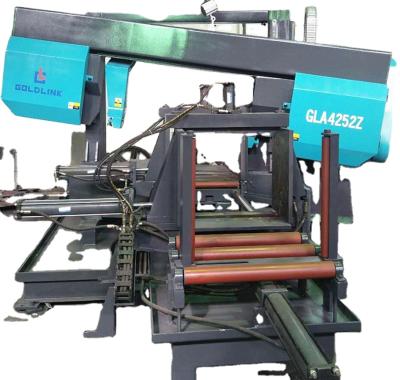 China Horizontal Band Saw Full Automatic CNC Metal Miter Angle Cut Band Saw Machine for sale