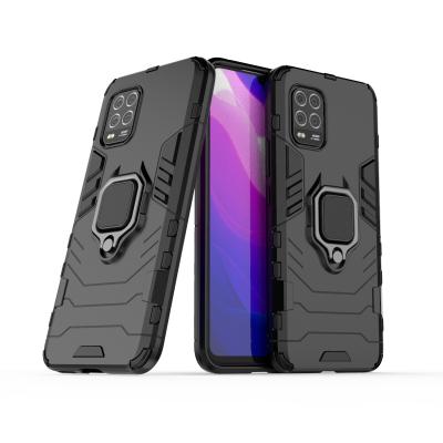 China Full Protection LOW MOQ 360 Rotating Ring Phone Case For Xiaomi MI 10lite Back Cover For Poco X3 NFC for sale