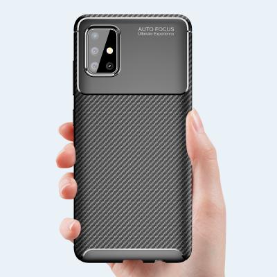 China Half-wrapped Extremely Thin Light Weight Case Beetle Carbon Fiber TPU Phone Case For Samsung Galaxy A52 A72 A32 A42 for sale