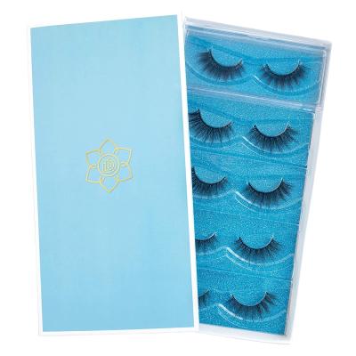 China Natural Long 6D Mink False Eyelashes , Fluffy And Tapered Hand Artificial False Eyelashes for sale