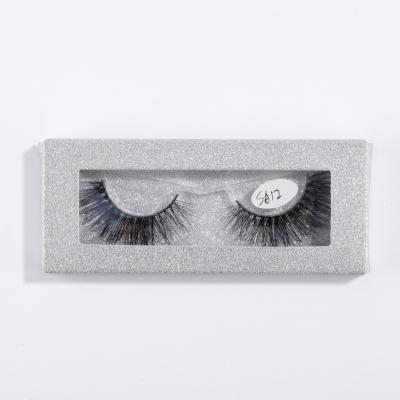 China RTS Natural Long Spot Reusable False 3D Mink Lashes False Eyelashes With Long Lashes Grafted Mink Lashes for sale