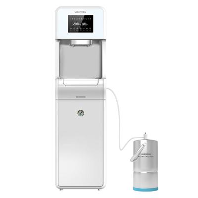 China Vrijstaande waterstofrijke watermachine oem rechtstreeks drinkwater dispenser Te koop