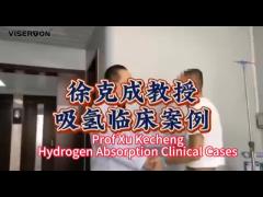 Lung cancer patients inhale hydrogen
