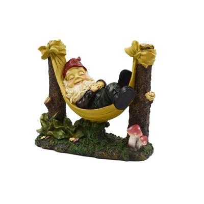 China Funny China Gnome Statue Garden Gnome Resin Hanging Decorations Garden Gnome Molds for sale