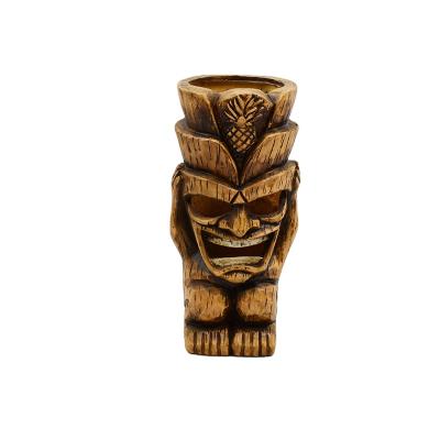 China Modern New Arrival Decor Ornament Resin Tiki Statues Tiki Planters Home Products for sale