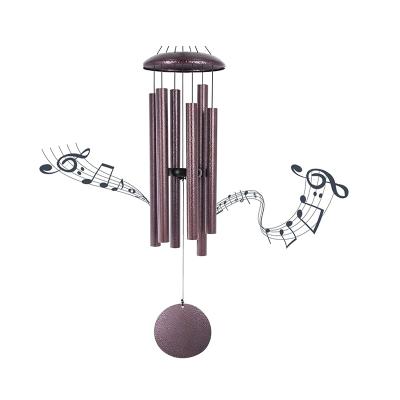 China Durable Metal Wind Rings Deep Tone Sympathy Memorial Wind Chimes Garden Yard Outdoor Decor for sale