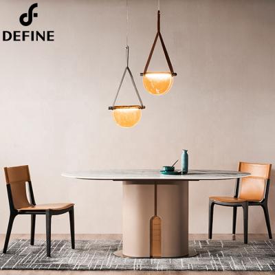 China Option Color Hotel Restaurant Furniture Combination Nordic Modern Marble Dining Table And Chair for sale