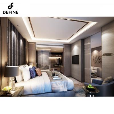 China 2022 Newest Design Customized 5 Star Commercial Luxury Hotel Bedroom Furniture Set Modern for sale