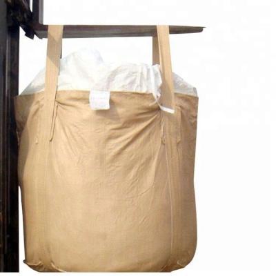 China PP Material 1Ton Big Bag 1000kg-2000kg Long Lifespan Polypropylene Jumbo Storage Bags for sale