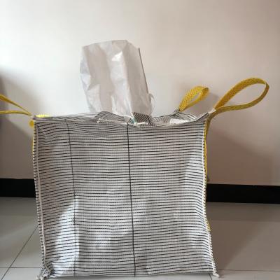 Китай Hot sale manufacturer 1000kg 1200kg Conductive Flexible Container Bag Fibc Bulk Big Jumbo antistatic Bags for chemical package продается