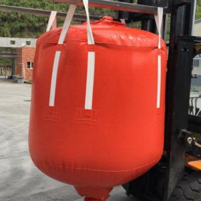 China PVC Recycled Jumbo Bag SF 8:1 Welded Seams For Watertight Super Big Bulk Bag Up To 2.5 Ton for sale