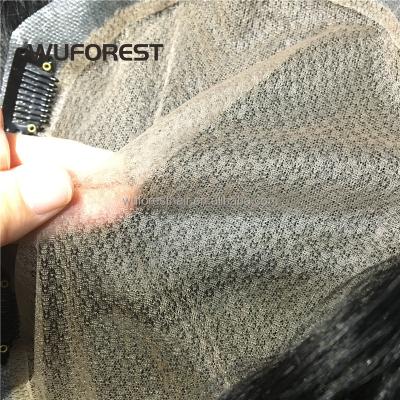 China WUFOREST Straight Original Men's Biological Scalp Soft Skin Front Hairpiece Wig Lace Up 100% Net Low Hair Pieces For Man Men Black Color for sale