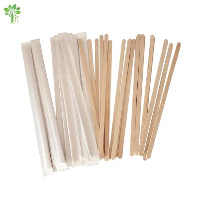 China Sustainable Biodegradable Disposable Custom Birch Logo Popsicle Wooden Ice Cream Sticks for sale