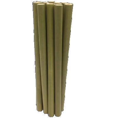 China Natural color can be recycled reusable bamboo straws 10 pieces of bamboo straw reusable stamped logo 8 mm for sale