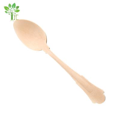 China For More Convenient Wholesale Disposable Wooden Cutlery Utensil Catering Customization Wooden Food Spoon for sale