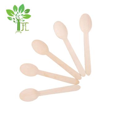 China Wholesale Custom Natural Wooden Party Tableware Spoon Fork Knife Viable for sale