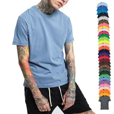 China High Quality Wholesale Cool Custom Made Cotton T-shirts Anti-Wrinkle Simple Empty Mens Youth 220 Grams 100% Tees Plus Size Tees for sale