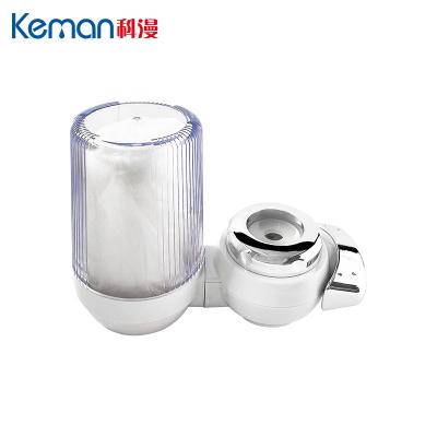 China Hotel Household Faucet Tap Water Filter With Clear Housing for sale