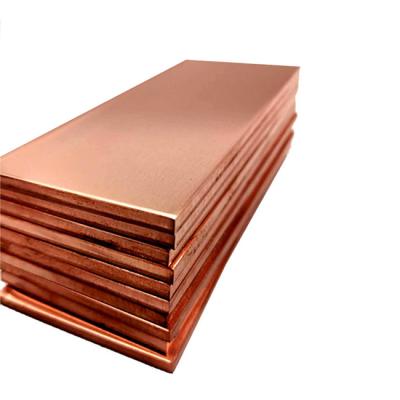 China Industrial supplies China plate price 99% pure copper plate C10100 C10200 C10300 copper plate for sale