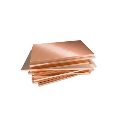 China Industrial Supplies China Exports 99.99% High Purity Electrolytic Copper Manufacturers To Supply Copper Plates for sale