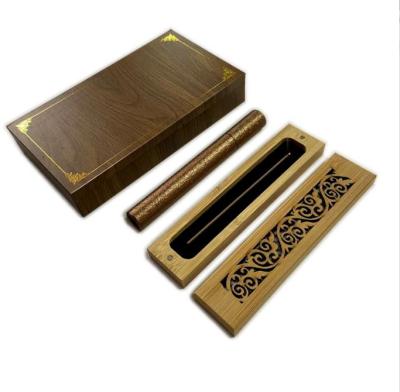 China High Quality Custom Made Chinese Incense Agarwood Box Buddha Incense Stick Gift Box Portable Censer for sale