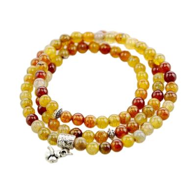 China Environmentally Friendly Promotional Wholesale Agate Best Sale Chiffon Arabi Diamond Beads Rosary Bracelets for sale