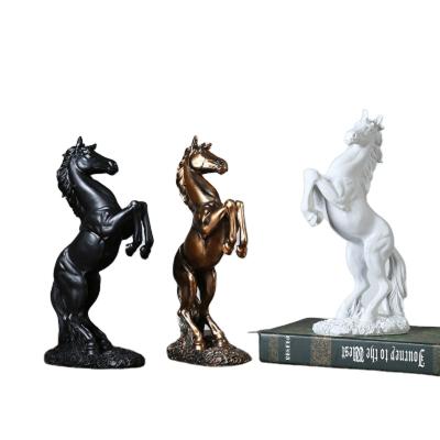 China Other European style home decoration ornaments new style horse living room desktop resin folk crafts for sale