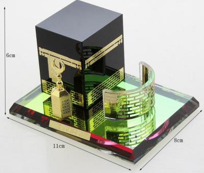 China Muslim Crystal Ramadan Party Souvenir India Arabic Kaaba Building Craft Gift Transparent Cube for sale