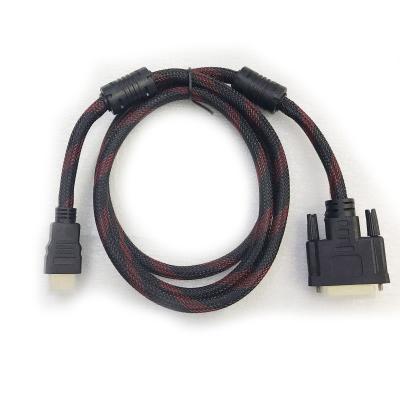 China audio & Video Male DVI To Male HDTV Adapter Cable Gold Plated 1080P Male To Male Adapter Cable for sale