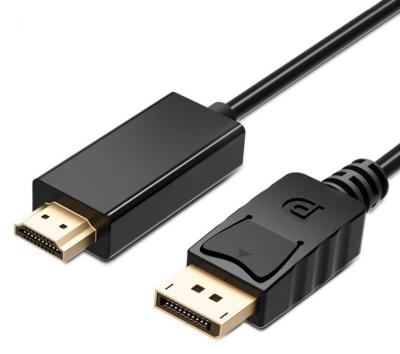 China LAPTOP Male 1.8m Displayport DP To HDTV Cables Male Male 1080P For HDTV for sale