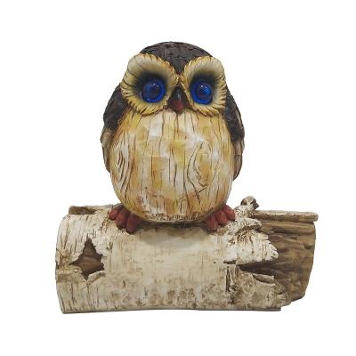 China New Resin Owl Tree Pendant - Fake Stump Decoration Outdoor Garden Europe Pendant for sale