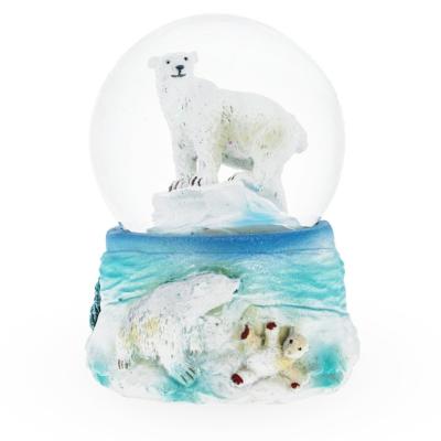 China Hot Selling Polyresin 100mm Dalmatian Dog Puppies Dog Resin Glass Water Ball Gift Cute Snow Globe Custom From Europe for sale