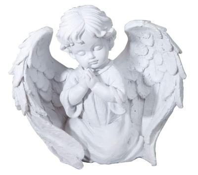 China Europe 7inch X inch angel angel, resin garden statue memorial figurine, for sale