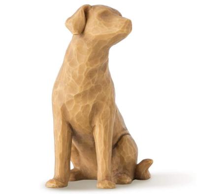 China Europe Customized Willow Tree Love My Dog Sculpted Hand Painted Figure for sale