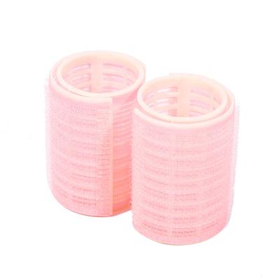 China Iron Plastic Self-adhesive Self-adhesive Fluffy Hair Root Curling Barb Wave Curling Barrel Beauty Set Lazy Magic for sale