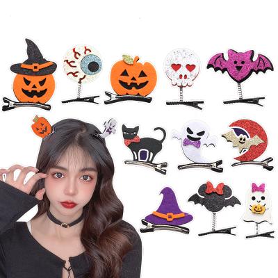 China Japan and Korean Witch Mini Hat Headband Children's Spider Pumpkin Accessories Party Halloween Style Headdress Hair Band for sale