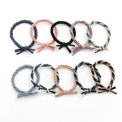 China Central Statistical Institute of Japan Cute Hair Ring Rope and 14set Style Elastic Band Hair Rope Headdress Tie Headdress Simple Korean Female Female Leather Case for sale