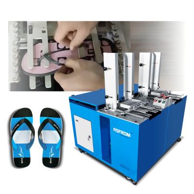 China Tie Fastener for Slipper Flip Flop Straps Upper PVC V Strap ASFROM Strapping Machine for sale