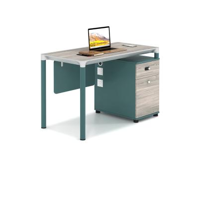 China Modern Simple Drawer Office Workstations Furniture Staff Computer Table for sale